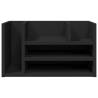 Desk Organiser Black | 44.5x24x25 cm | Engineered Wood