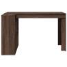 Stylish Brown Oak Office Desk - 123.5x73.5 cm | Hipo Market