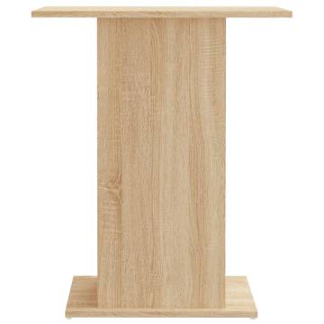 Aquarium Stand Sonoma Oak - Durable Engineered Wood 60.5x36 cm