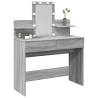 Dressing Table with LED Grey Sonoma | Stylish & Functional