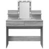 Dressing Table with LED Grey Sonoma | Stylish & Functional