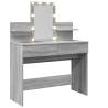 Dressing Table with LED Grey Sonoma | Stylish & Functional