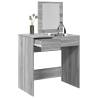  Dressing Table with Mirror Grey Sonoma 73x46.5x120 cm Colour grey sonoma Quantity in Package 1 