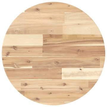 Table Top Round Ø50x4 cm Solid Wood Acacia - Hipomarket