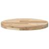 Table Top Round Ø50x4 cm Solid Wood Acacia - Hipomarket