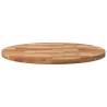 Table Top Round Ø90x4 cm Solid Wood Acacia | HipoMarket