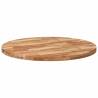 Table Top Round Ø90x4 cm Solid Wood Acacia | HipoMarket