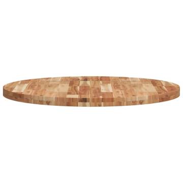 Table Top Round Ø90x4 cm Solid Wood Acacia | HipoMarket