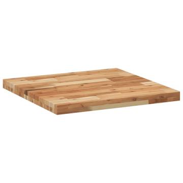 Table Top Square 60x60x4 cm Solid Acacia Wood - Durable & Stylish