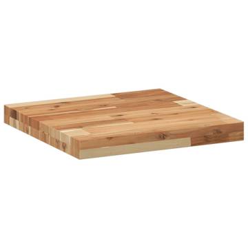 Table Top Square 40x40cm Solid Wood Acacia - Durable & Stylish