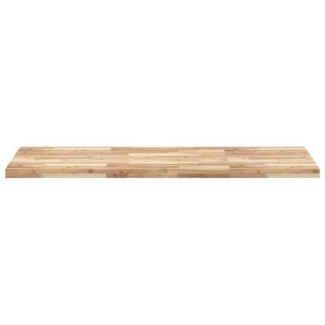 Table Top Rectangular 140x60 Solid Wood Acacia - Hipomarket