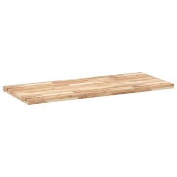 Table Top Rectangular 140x60 Solid Wood Acacia - Hipomarket