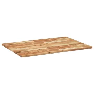 Table Top Rectangular 100x70 cm - Solid Acacia Wood