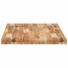 Rectangular Table Top 120x60 cm - Solid Acacia Wood | HipoMarket