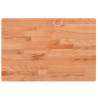 Solid Wood Beech Bathroom Countertop 80x40 cm | HipoMarket