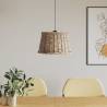  Ceiling Lamp Shade Brown Ø45x28 cm Wicker Colour brown Size Ø 45 x 28 cm 