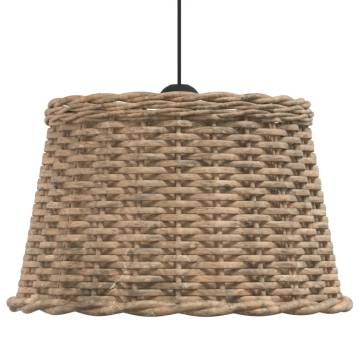 Brown Wicker Ceiling Lamp Shade Ø45x28 cm - Stylish Lighting