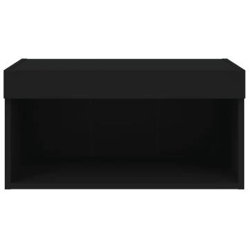 LED TV Cabinet Black - Stylish Storage Solution | Hipo Market