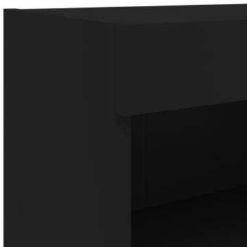 LED TV Cabinet Black - Stylish Storage Solution | Hipo Market