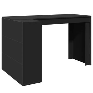 Office Desk Black 123.5x73.5 cm - Stylish & Durable