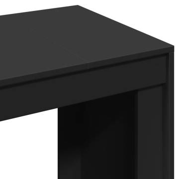 Office Desk Black 123.5x73.5 cm - Stylish & Durable