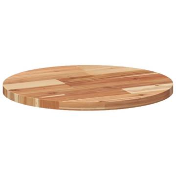 Table Top Round Ø40x2 cm Solid Wood Acacia - Durable & Stylish