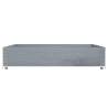 Pallet Collar Grey 100x100 cm - Solid Wood Pine | HipoMarket