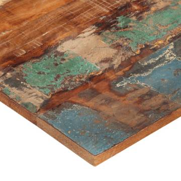 Rectangular Table Top 60x70 cm | Solid Reclaimed Wood