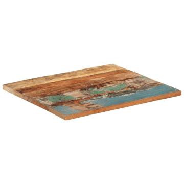 Rectangular Table Top 60x70 cm | Solid Reclaimed Wood