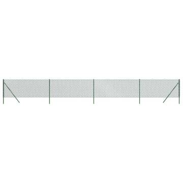 Buy Green Chain Link Fence 0.8x10 m - Durable & Versatile