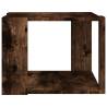 Coffee Table Smoked Oak 40x40x30 cm | Stylish Living Space