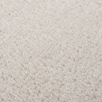 Shaggy Rug High Pile Cream 80x150 cm – Soft & Luxurious