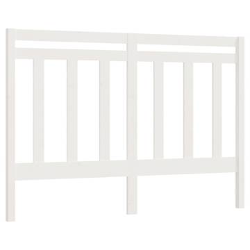 Stylish White Pine Bed Headboard - 156x4x100 cm