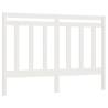 Stylish White Pine Bed Headboard - 156x4x100 cm