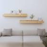  Wall Shelves 2 pcs 80x12x9 cm Solid Wood Pine Colour natural Size 80 x 12 x 9 cm Quantity in Package 1 Number of Pieces 