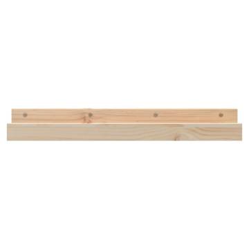 Wall Shelves 2 pcs - Solid Pine Wood 80x12x9 cm | HipoMarket