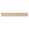 Wall Shelves 2 pcs - Solid Pine Wood 80x12x9 cm | HipoMarket