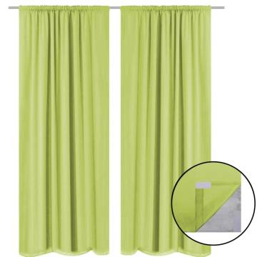 Elegant Green Blackout Curtains 2 pcs - 140x245 cm