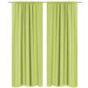 Elegant Green Blackout Curtains 2 pcs - 140x245 cm