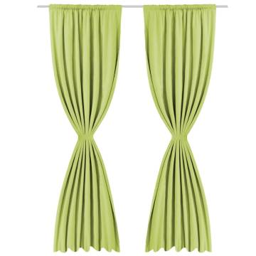 Elegant Green Blackout Curtains 2 pcs - 140x245 cm