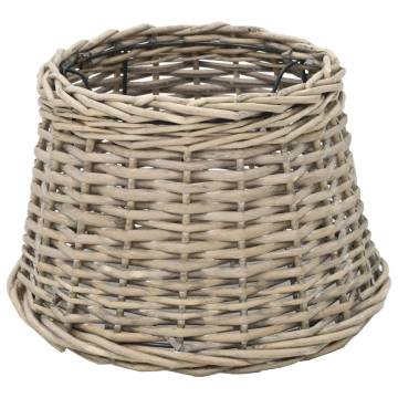 Handmade Wicker Lamp Shade 30x20 cm - Natural Charm