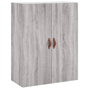 Stylish Highboard Grey Sonoma - Durable Engineered Wood Storage