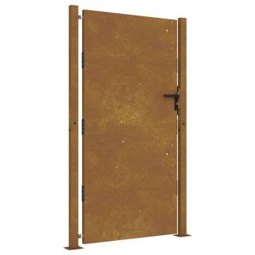 Garden Gate 105x205 cm Corten Steel - Strong & Elegant Entry