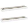 Loggia Wall Shelves - Oak & White MDF - Set of 2 | Hipo Market