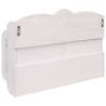 Wall Mounted Coat Rack - White 50x10x34 cm | HipoMarket