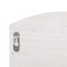 Wall Mounted Coat Rack - White 50x10x34 cm | HipoMarket