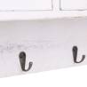 Wall Mounted Coat Rack - White 50x10x34 cm | HipoMarket