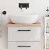  Bathroom Countertop 60x40x4 cm Solid Wood Beech Colour natural Size 60 x 40 x 4 cm 