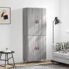  Highboard Grey Sonoma 69.5x34x180 cm Engineered Wood Colour grey sonoma Quantity in Package 1 Model 2 doors 