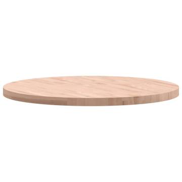 Round Solid Wood Beech Table Top Ø90x4 cm - Hipomarket